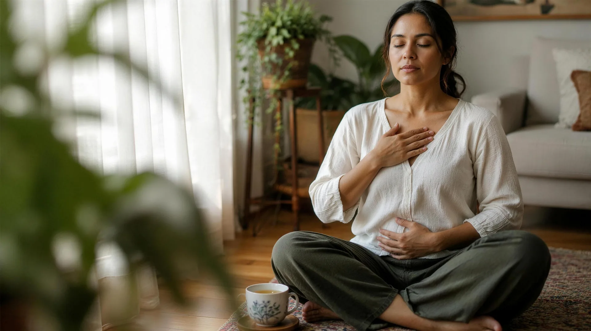 An image showing a person holding their stomach, symbolizing the discomfort and challenges faced by those living with inflammatory bowel disease (IBD).
