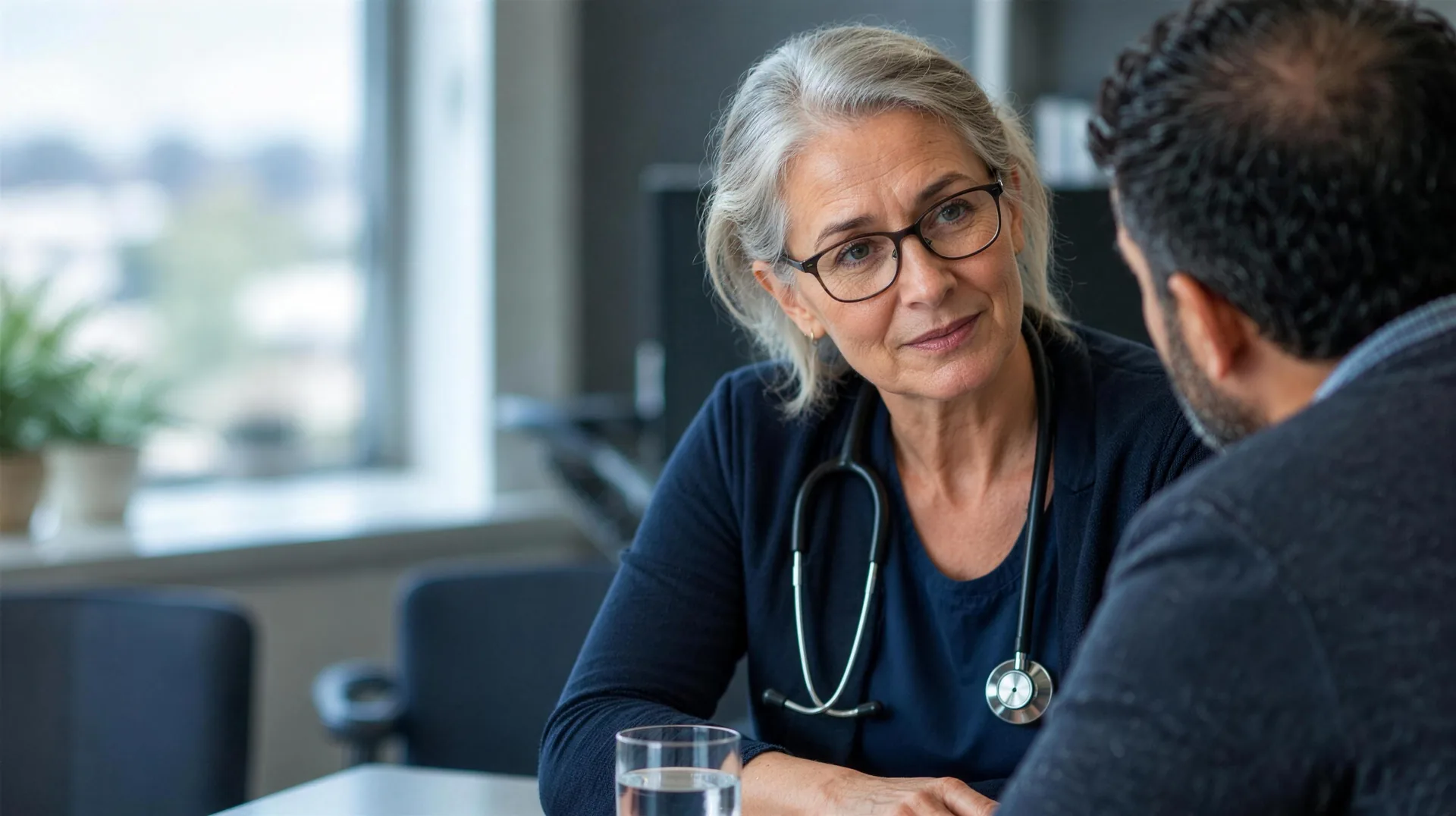Lymphoma awareness and diagnosis - doctor explaining blood cancer symptoms and treatment to patient