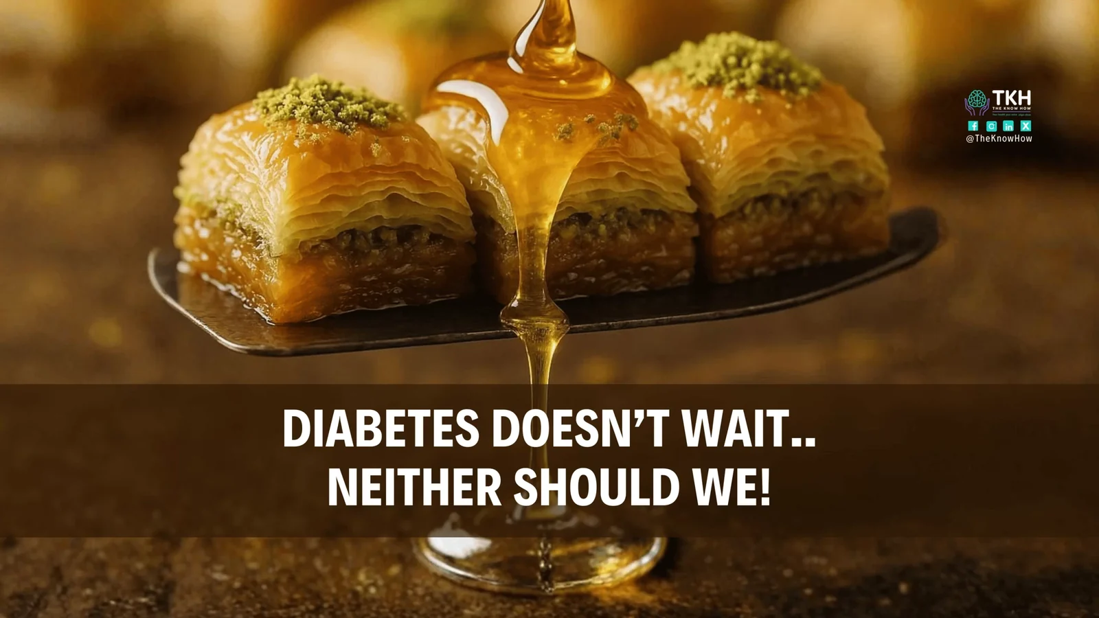 Diabetes doesn't wait, neither should we!