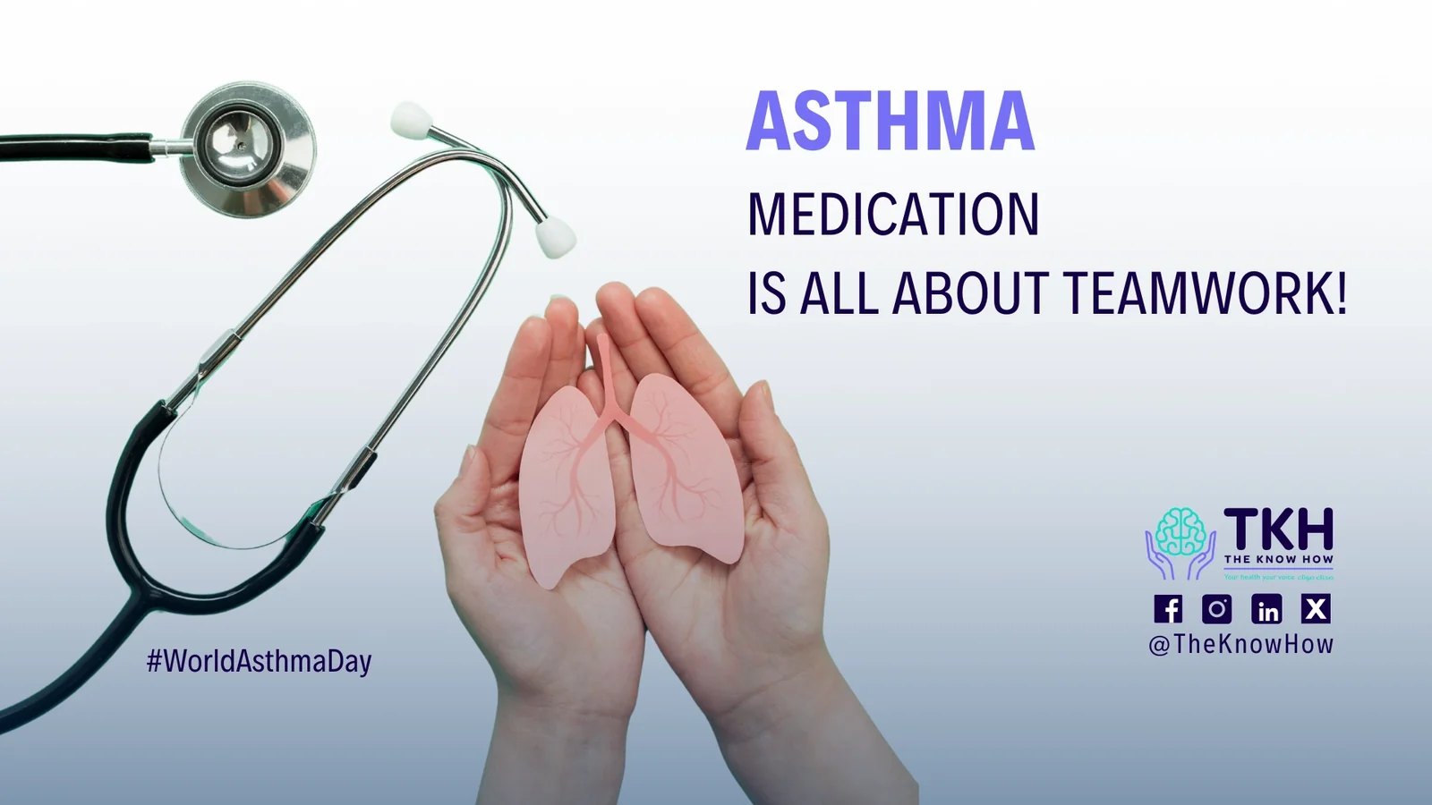 Asthma medication is all about teamwork!