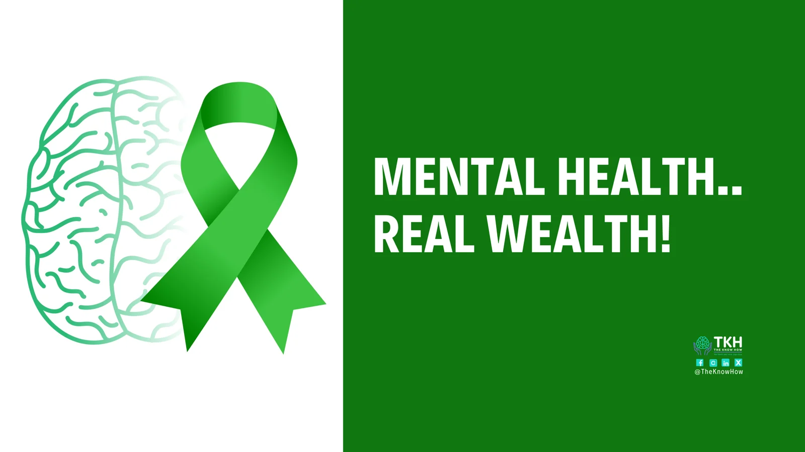 Mental health, real wealth!